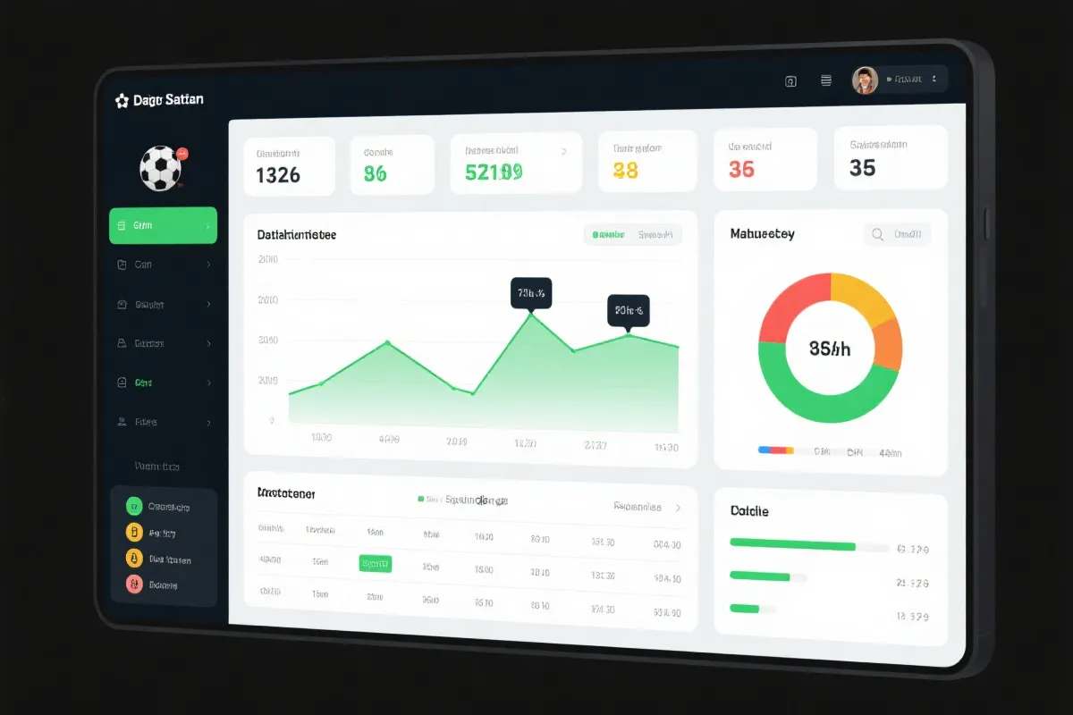 足球数据仪表盘与关键指标